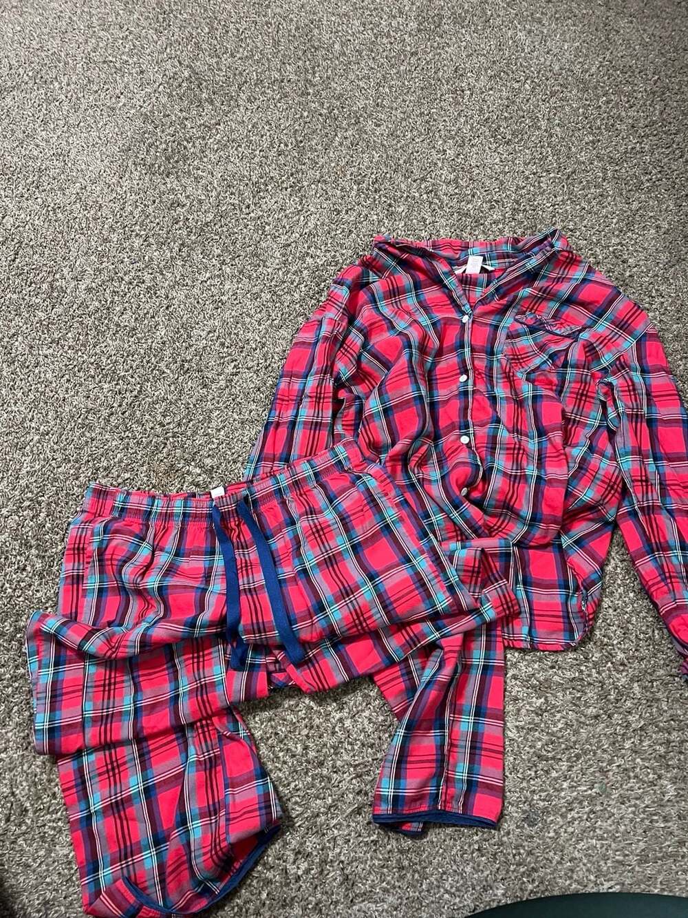 Victoria's Secret Women's Plaid Flannel Pajama Set